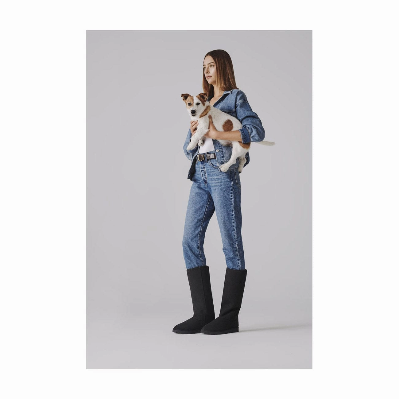 Classic Unisex Vegan Faux Fur Lined Long Boots | Multiple Colours