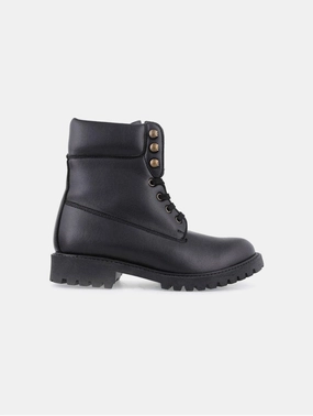 Claudia & Claudio Unisex Vegan Nappa Leather Boots | Black