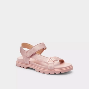 Coach Outlet Sport Sandal In Signature Canvas