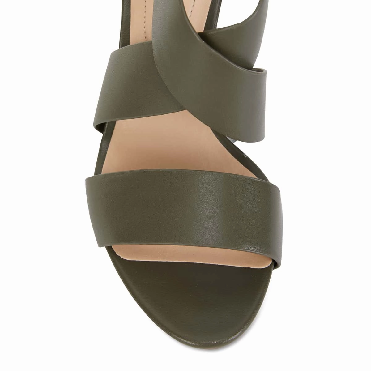 Congo Heel in Khaki Leather