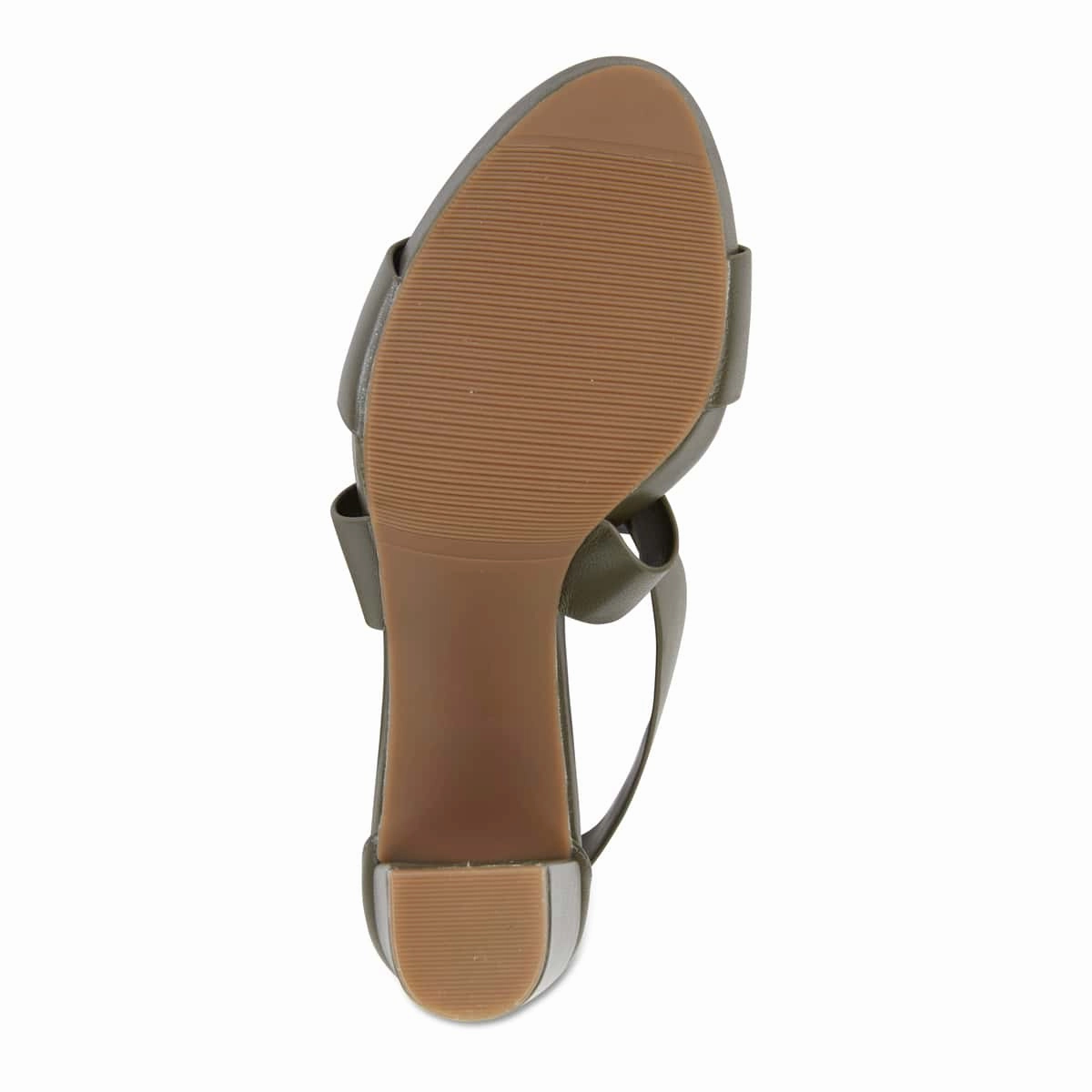Congo Heel in Khaki Leather