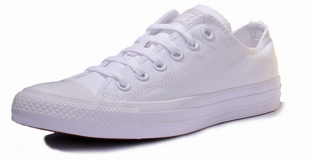 Converse 1U647 CT All Star Low Trainer In White Mono