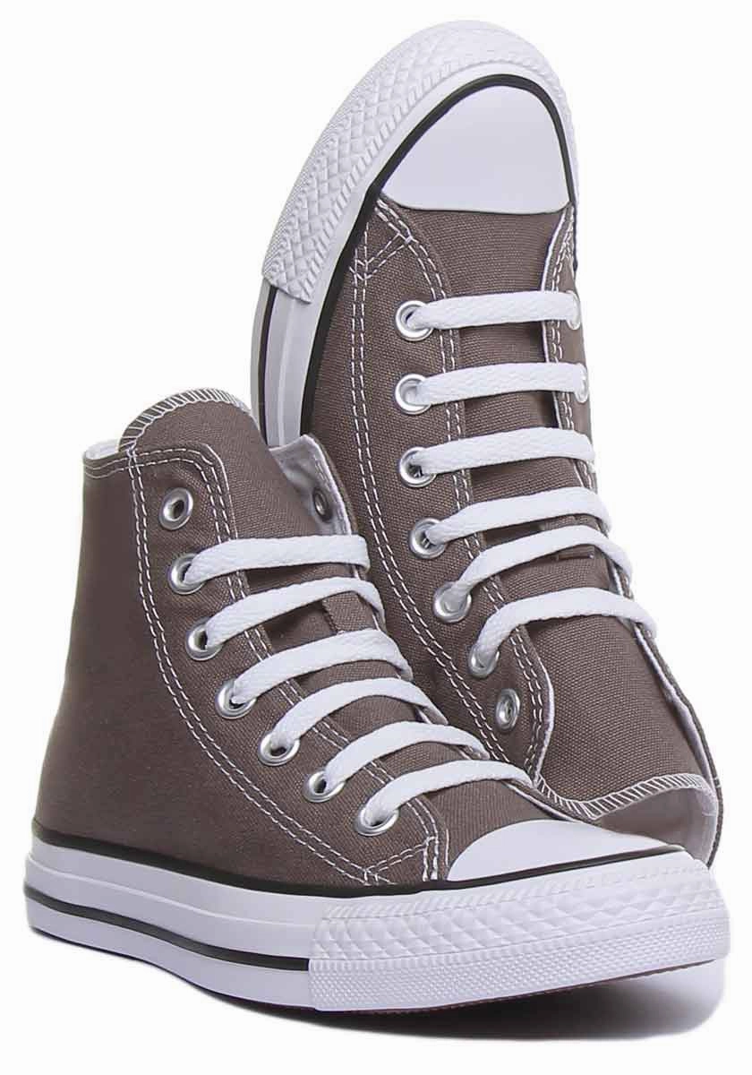 Converse All Star Hi Core Canvas Trainer In Charcoal For Men