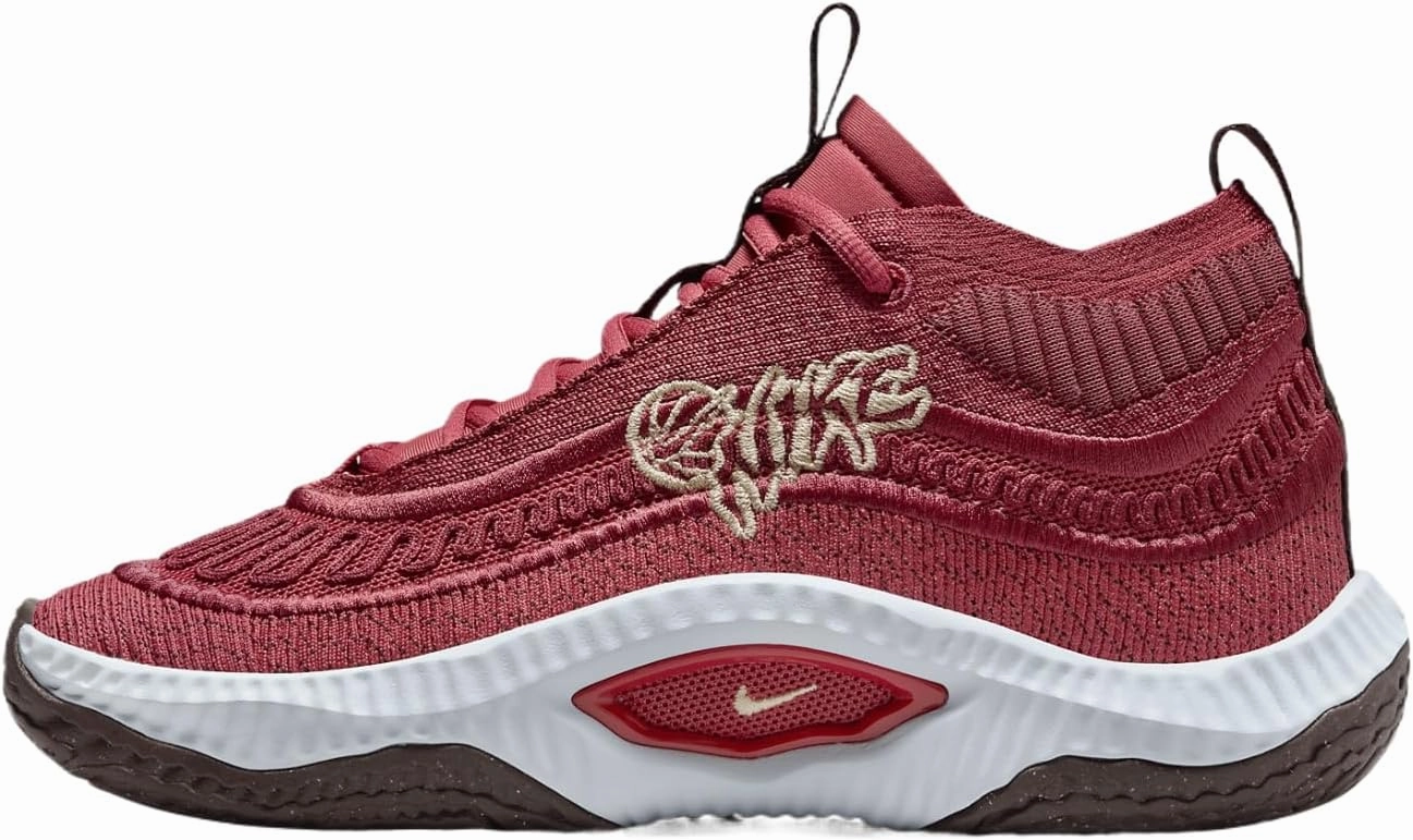 Cosmic Unity 3 Women's Basketball Shoes (FV3526-600, Cedar/Earth/Football Grey/Ice Peach) Size 9
