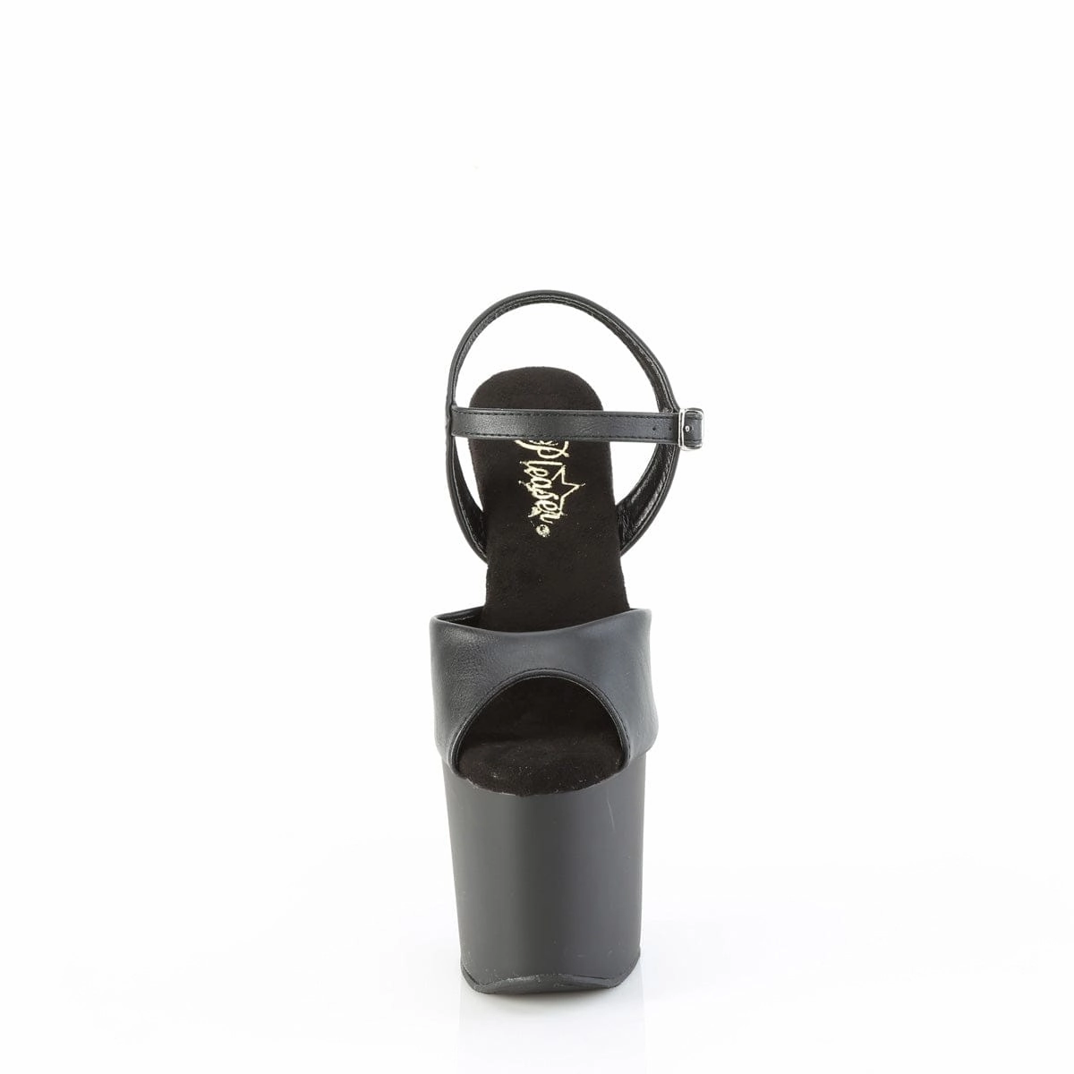 CRAZE-809 Black Faux Leather/Black Matte
