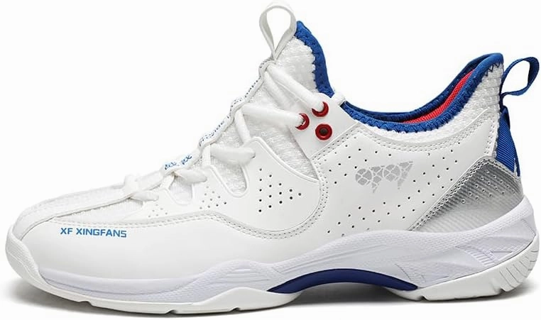 Cut Size Badminton Breathable Indoor and Outdoor Versatile White Shoes Anti Slip and wear-Resistant Volleyball Hard Floor Badminton Shoes
