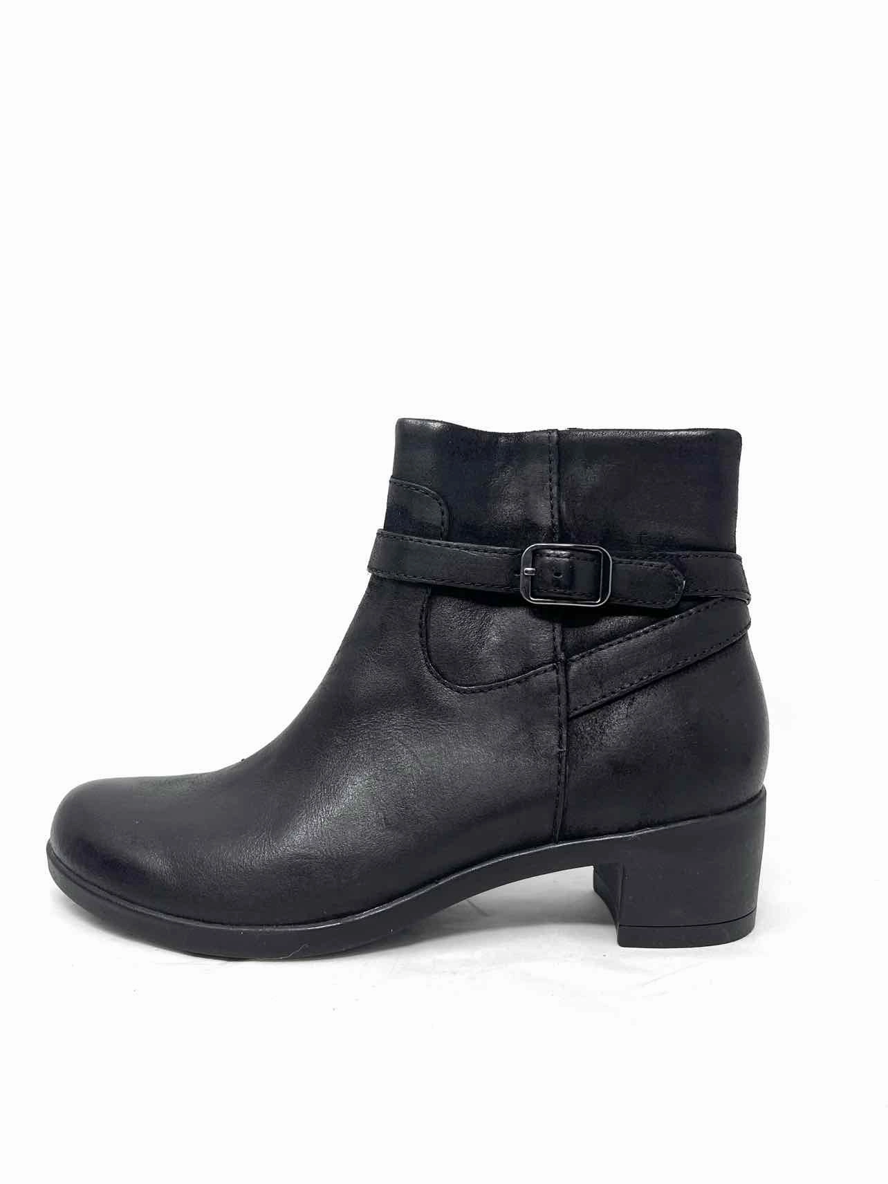 Dansko Size 7.5/8 Black Buckle(s) Leather NEW Shoes Boots