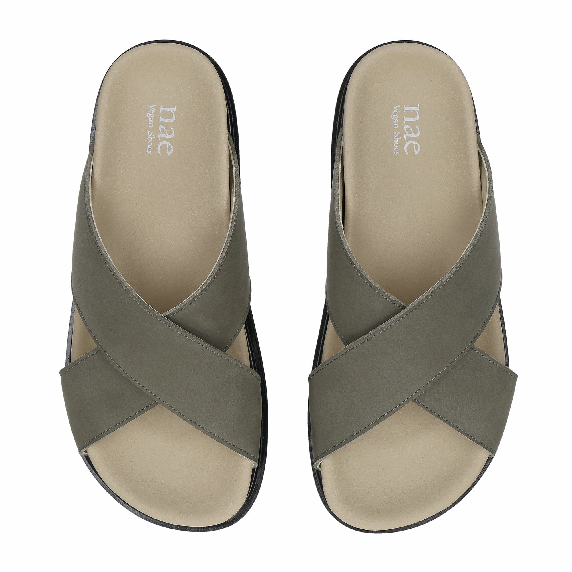 Davu Unisex Vegan Microfibre Cross Platform Sandals | Green
