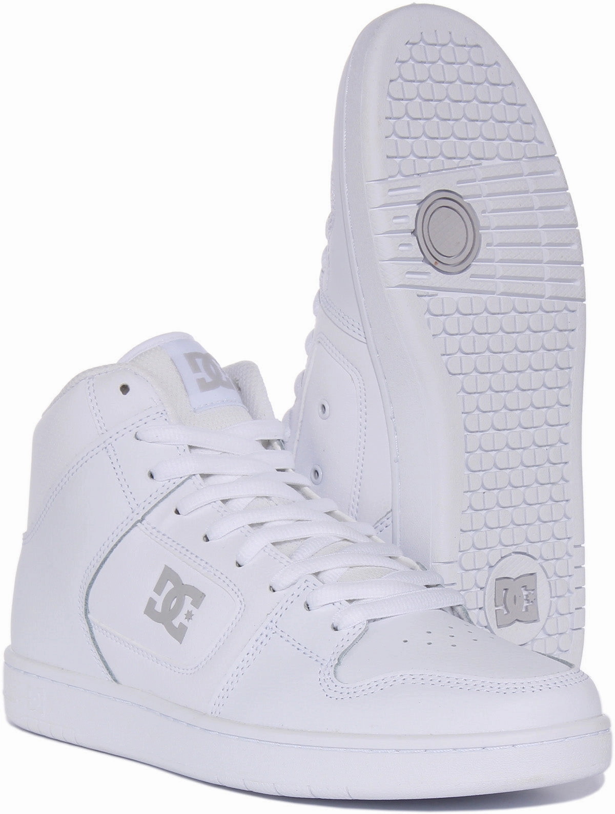 Dc Shoes Manteca 4 Hi In White For Men