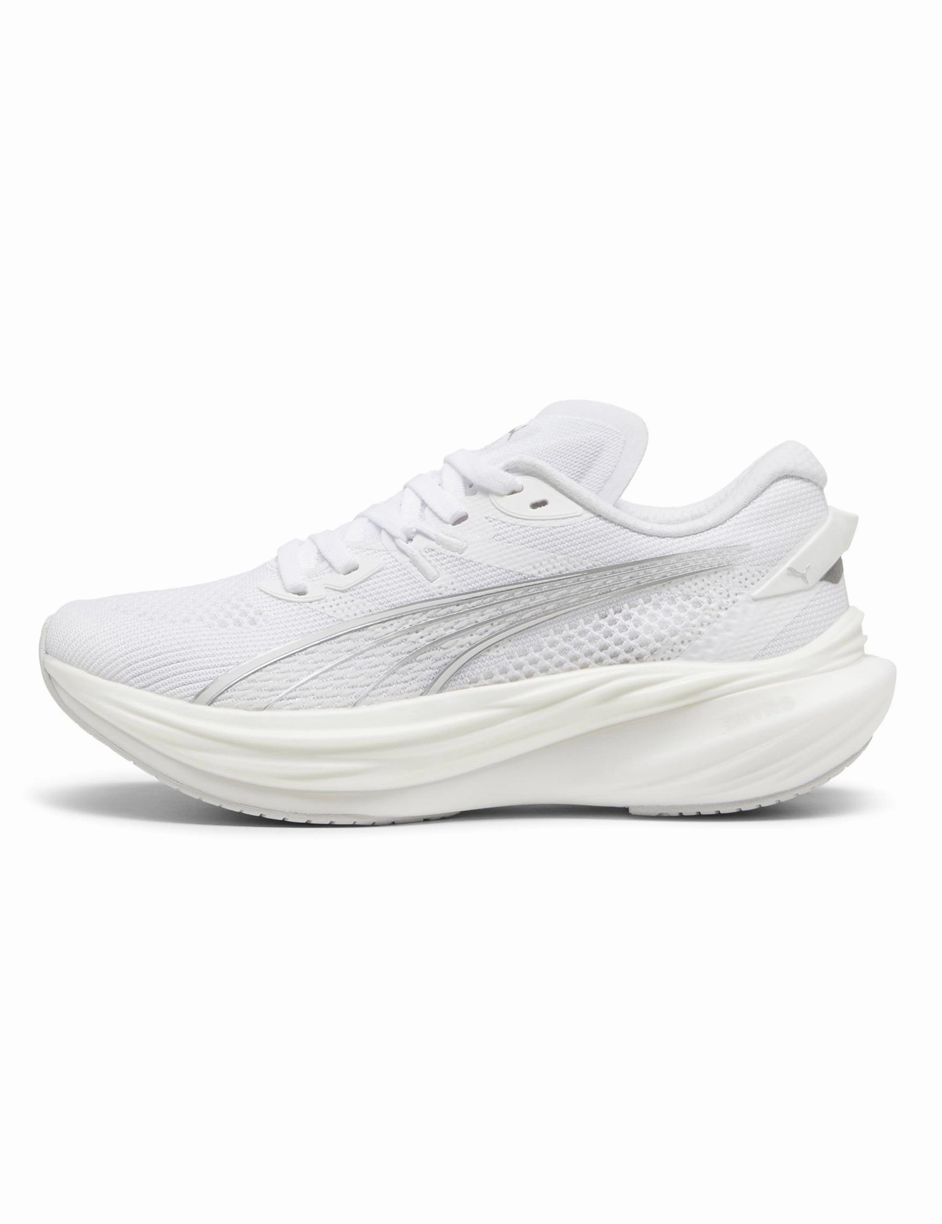 Deviate NITRO 3 Running Shoes - White/Feather Grey/Silver