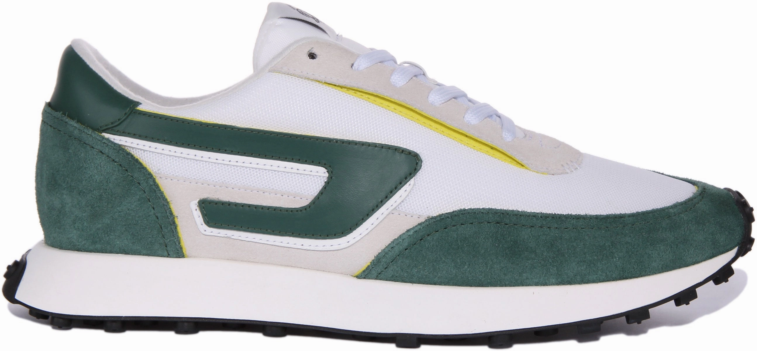 Diesel S Racer Lc In White Green For Men
