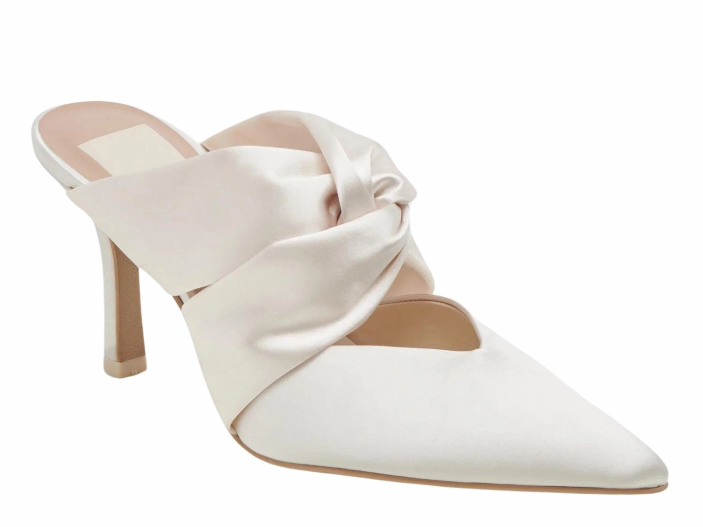 Dolce Vita: Kelsy in Creme Satin