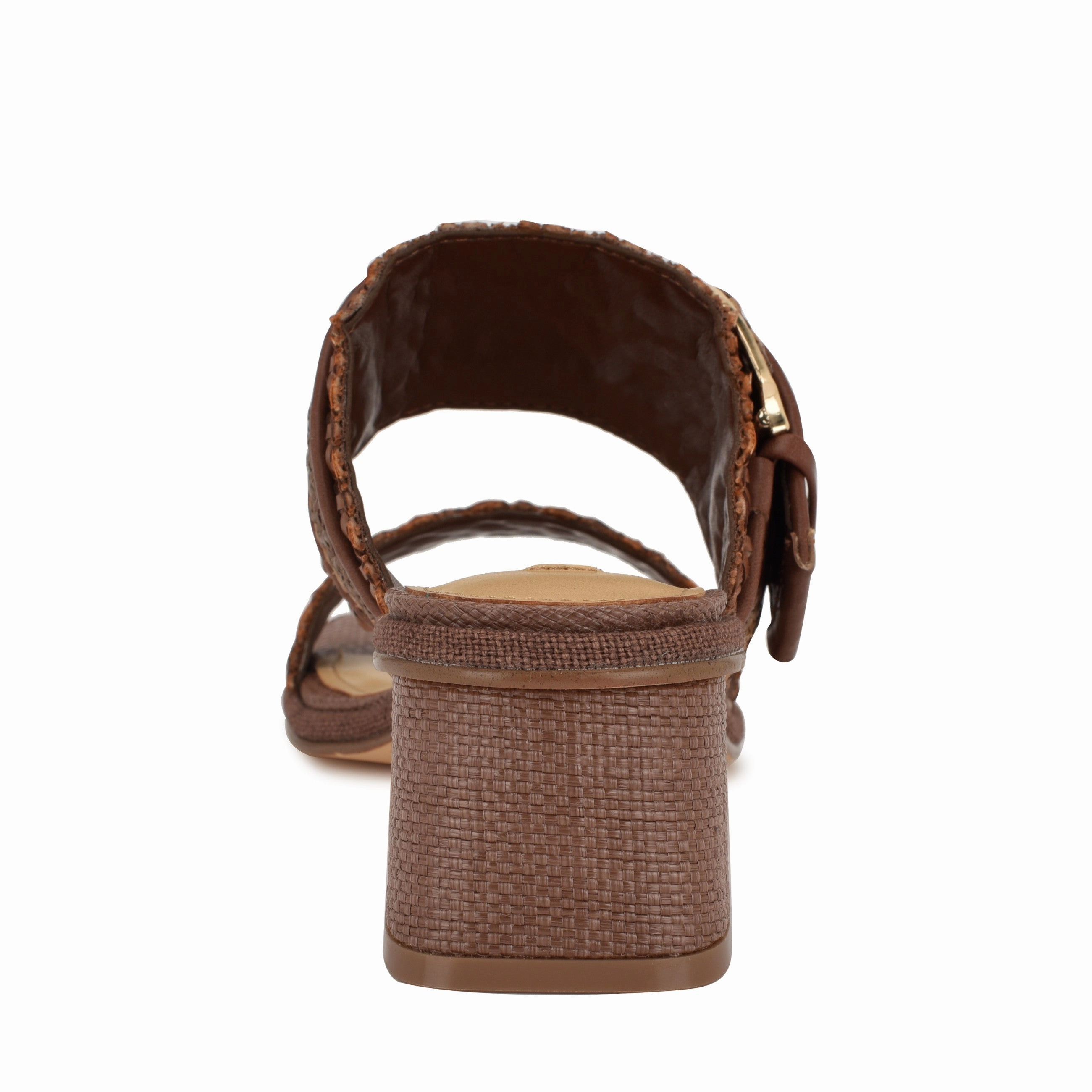 Ebels Block Heel Slide Sandals