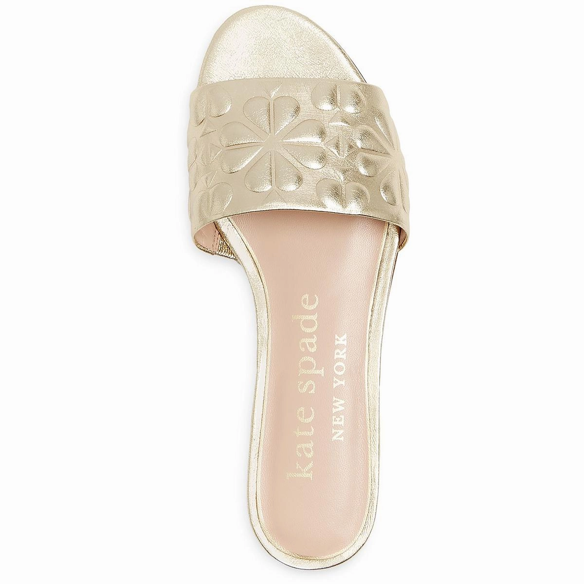 Emmie Womens Leather Slip-On Slide Sandals