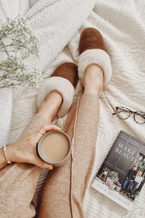 Emu Jolie Slipper Chestnut