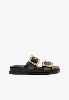 Enola Black Sporty Sandal