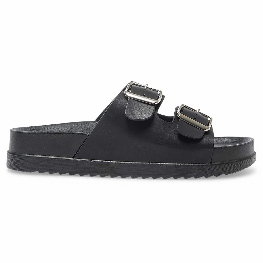 Essex Slide in Black Smooth