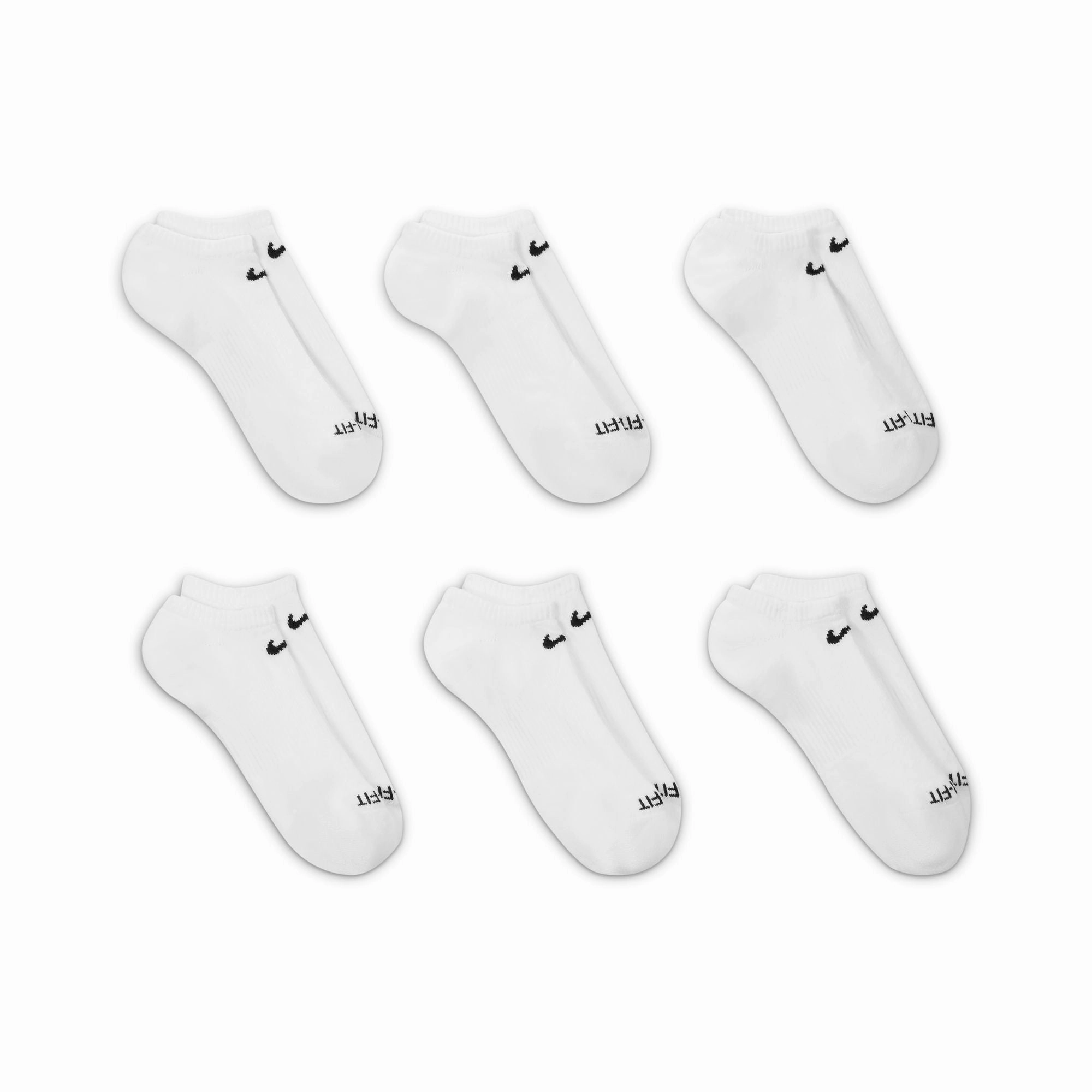 Everyday Plus Cushioned No Show Socks (6 Pairs)