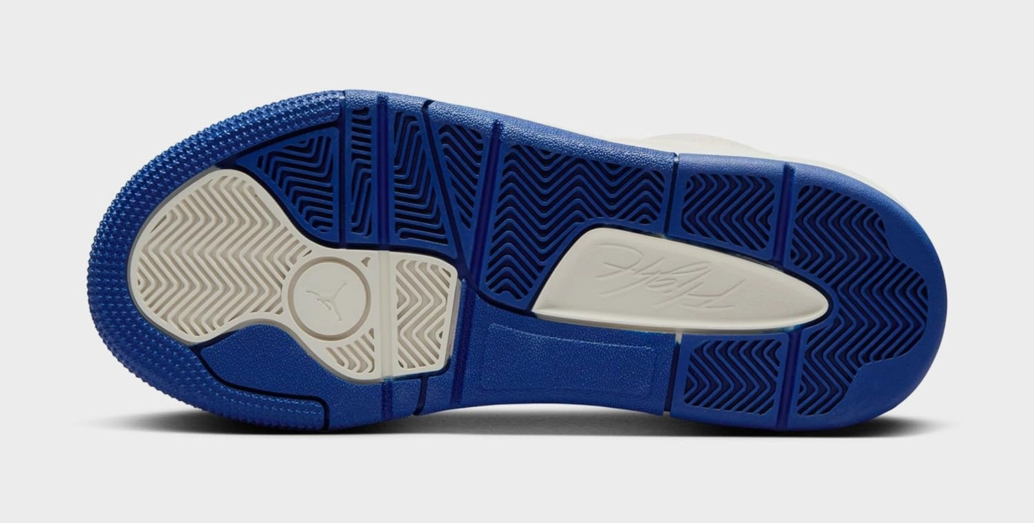 Flight Court Grade School Basketball Shoes (Phantom/Deep Royal Blue/Chile Red)