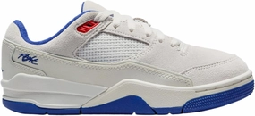 Flight Court Grade School Basketball Shoes (Phantom/Deep Royal Blue/Chile Red)
