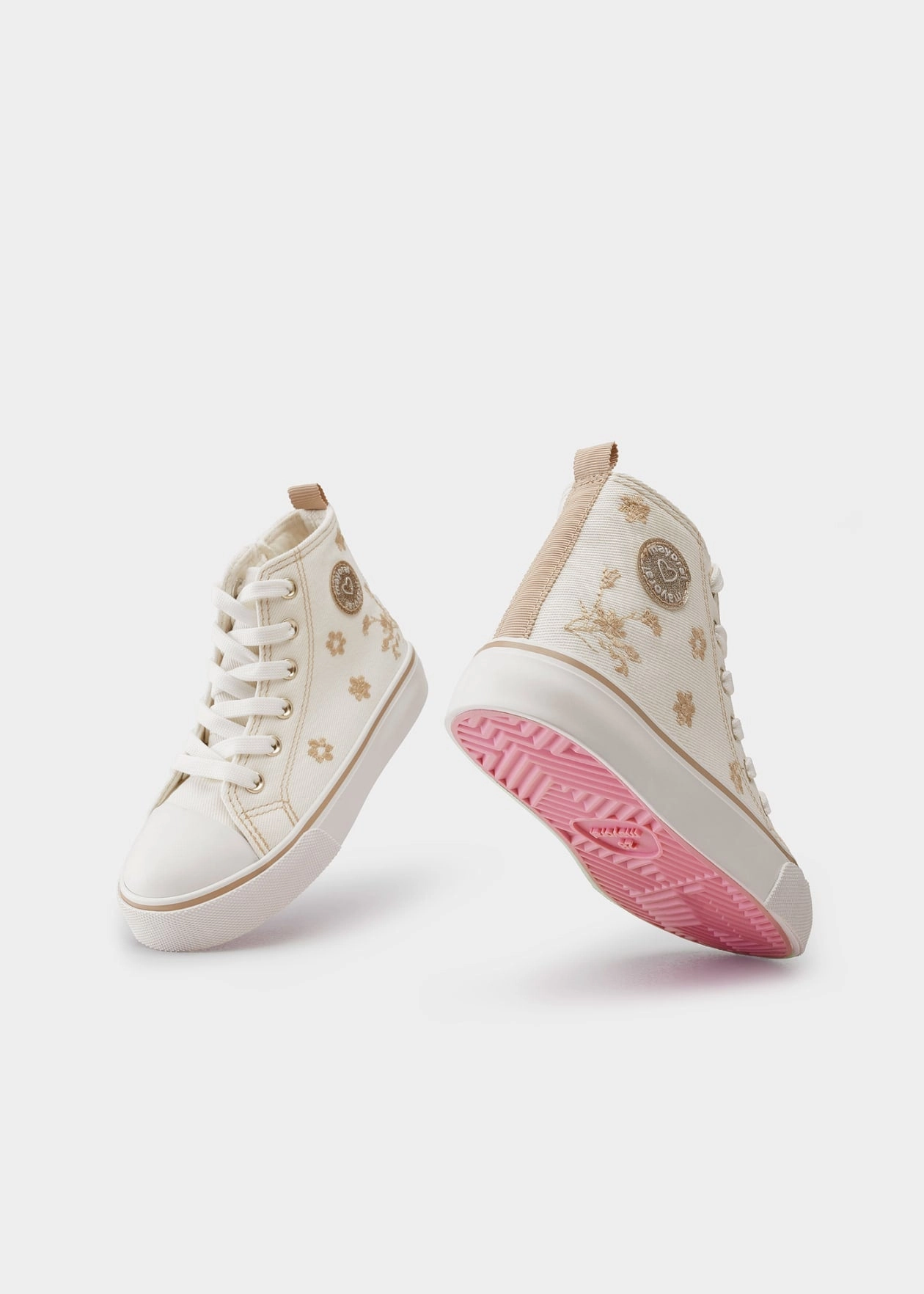 Floral Hightop Sneakers