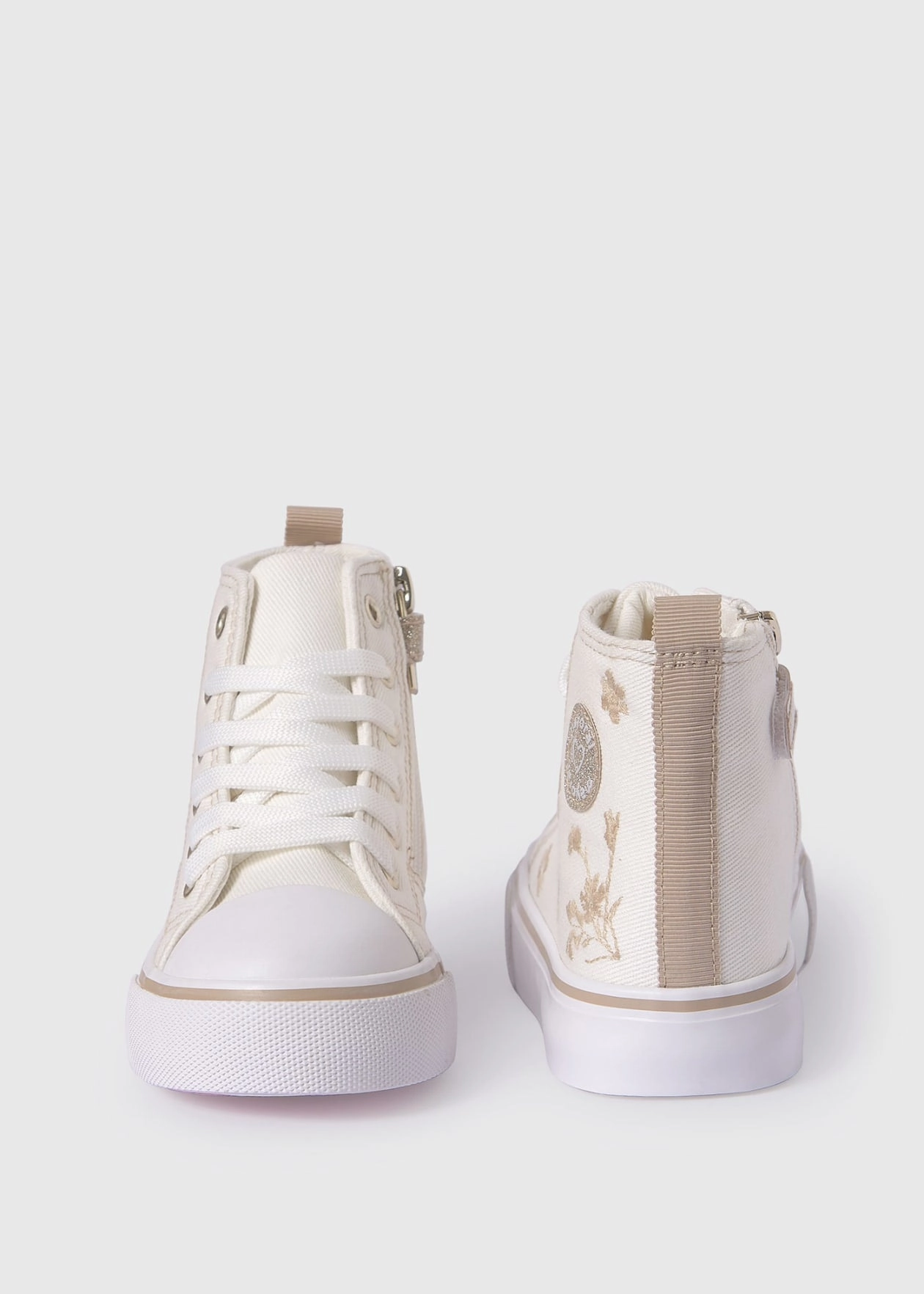 Floral Hightop Sneakers