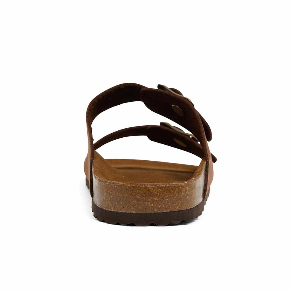 Florida Slide in Brown Nubuck