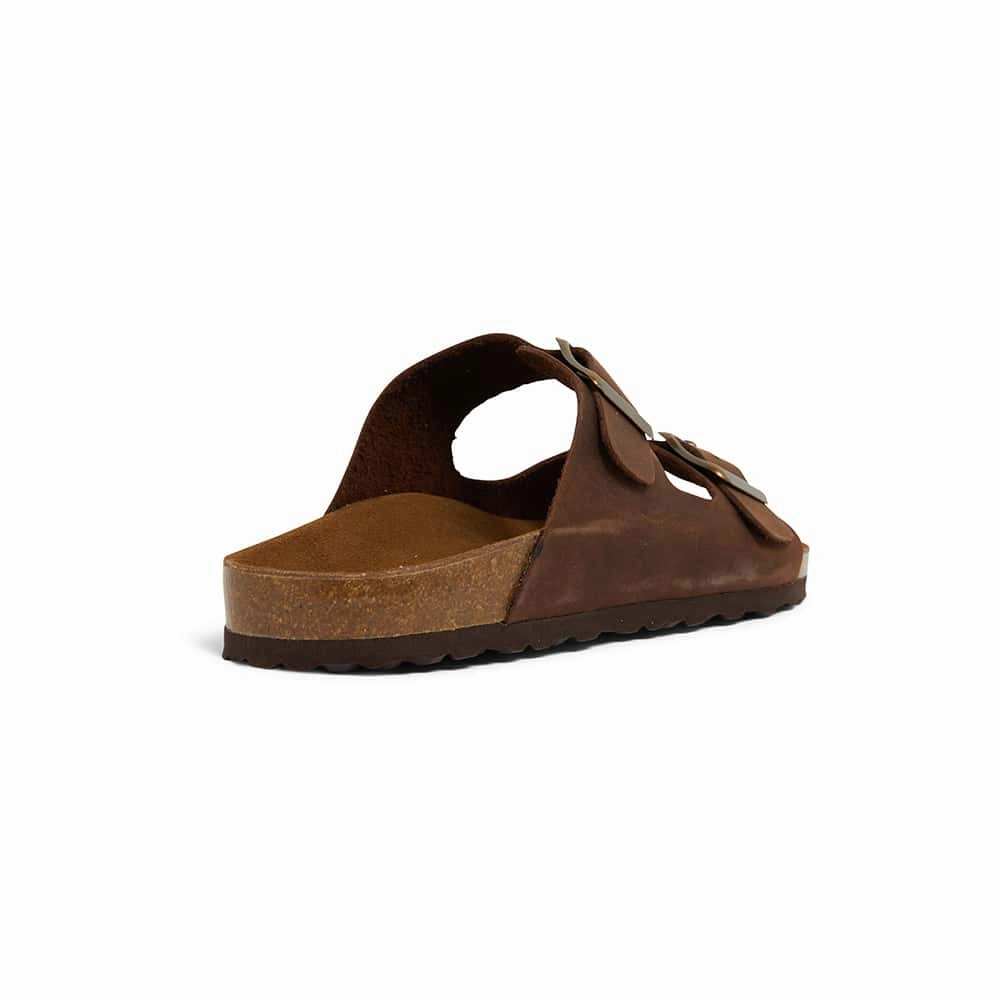 Florida Slide in Brown Nubuck