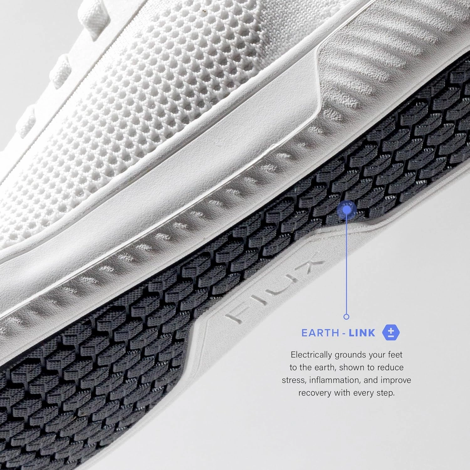 FLUX FOOTWEAR Adapt Knit Trainer  Wide Toe Box Shoe with Earth-Link Grounding, Zero-Drop Sole, Breathable Knit Upper & Machine Washable  Perfect for Daily Wear & Light Training