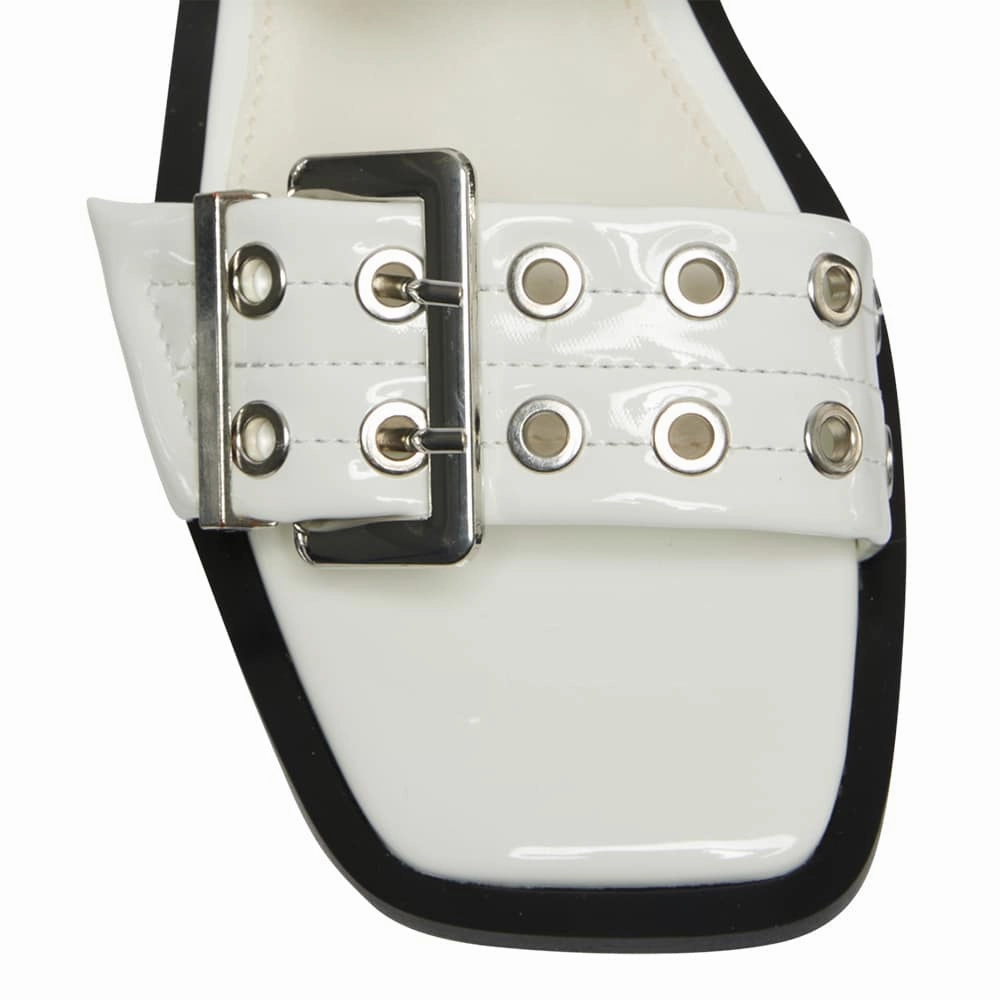 Fonda Slide in Ivory Patent