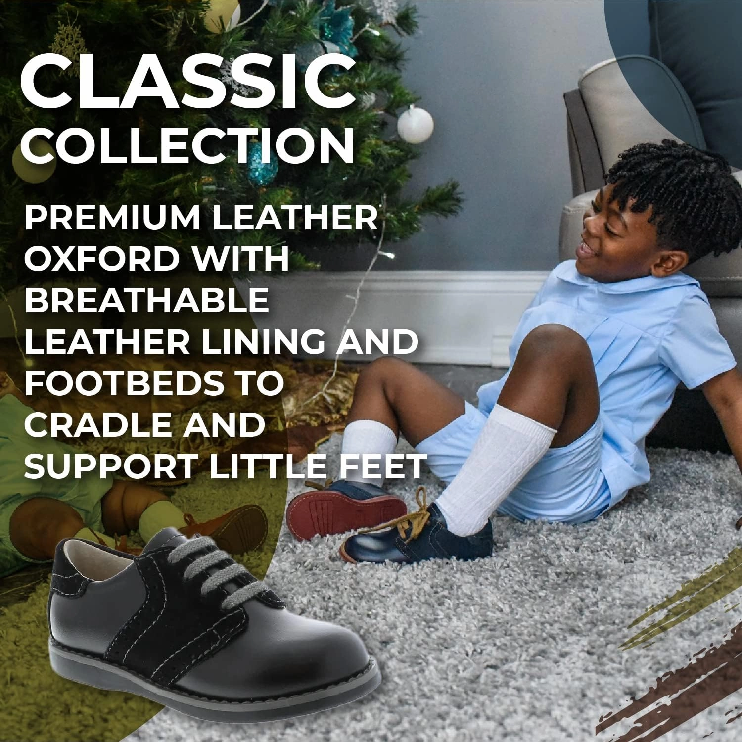 FOOTMATES Boy's Connor 2 (Toddler/Little Kid)