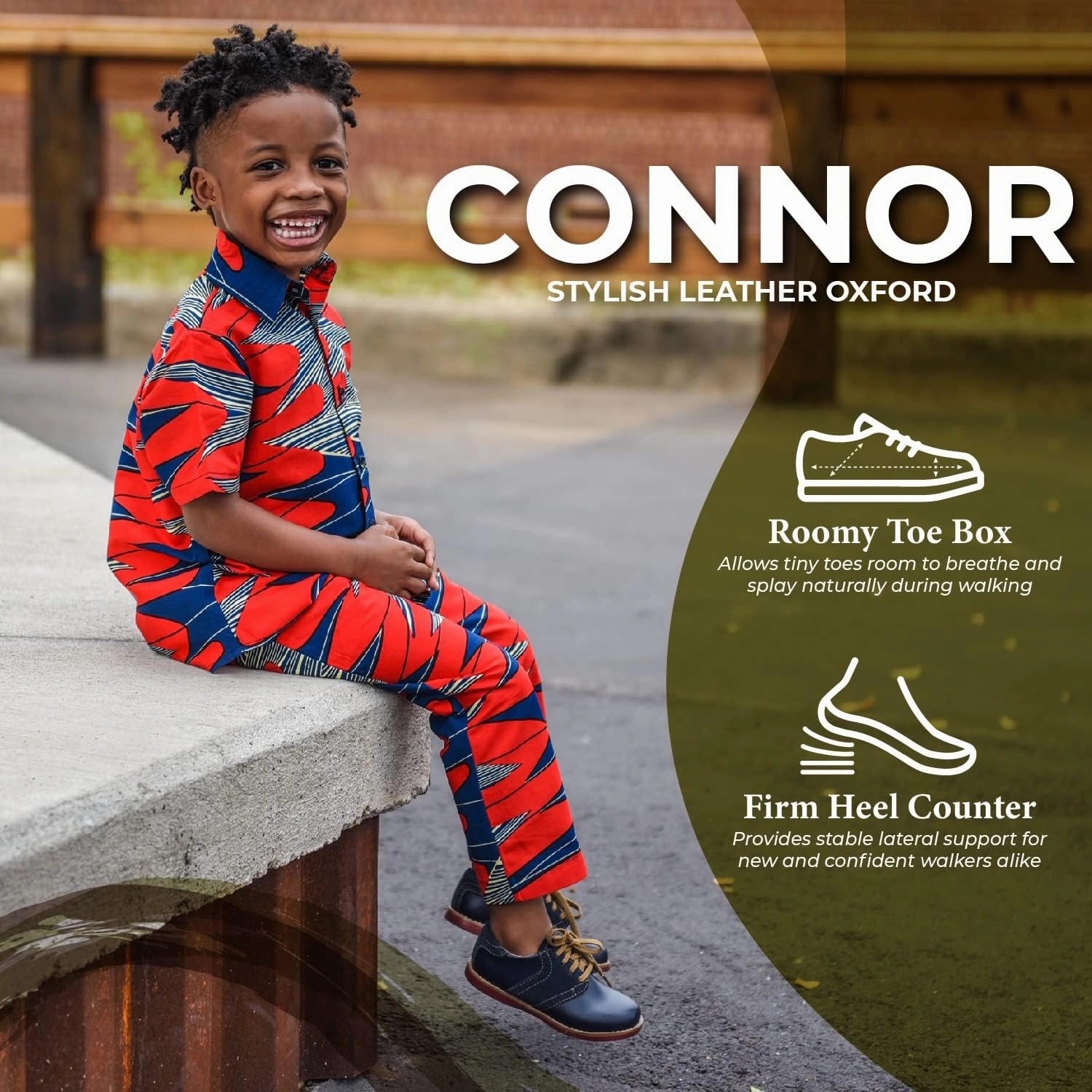 FOOTMATES Boy's Connor 2 (Toddler/Little Kid)