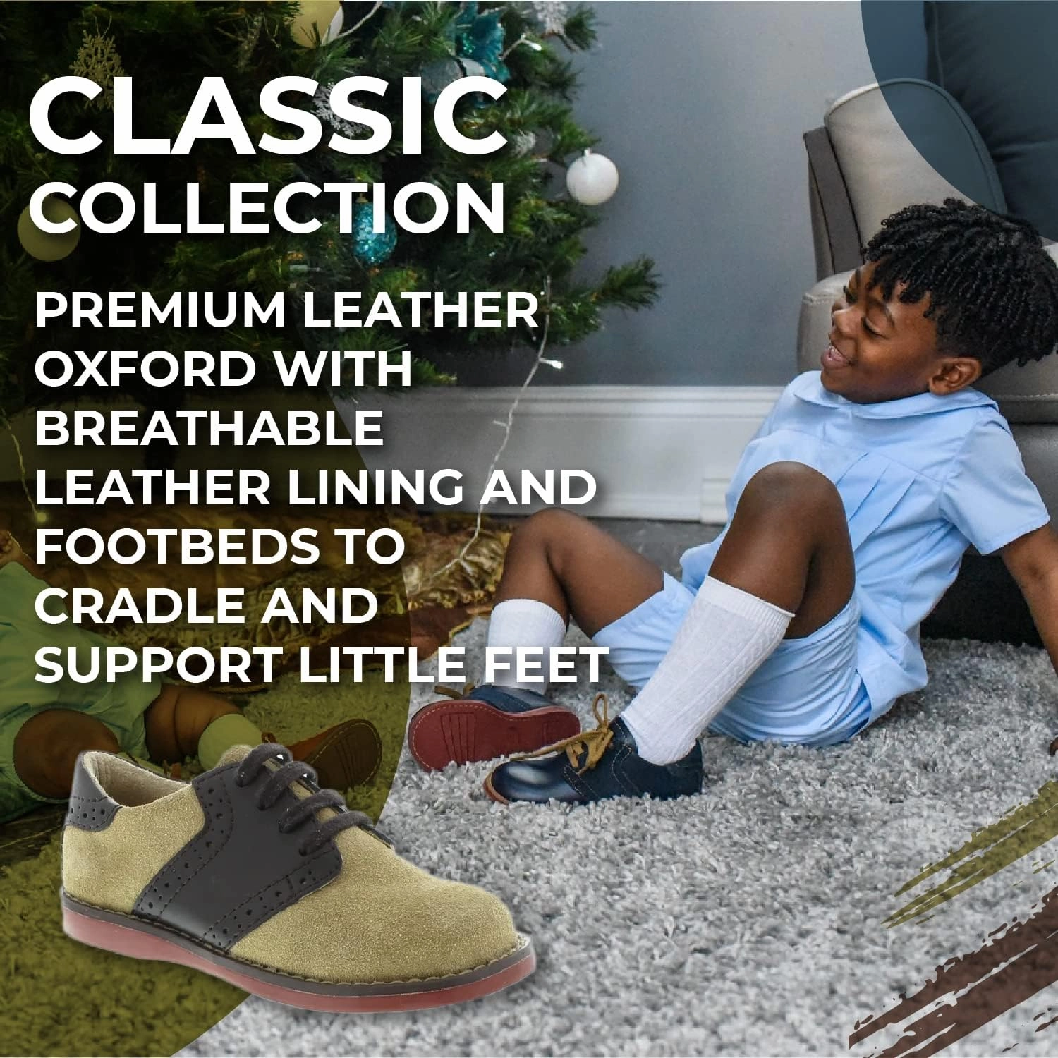 FOOTMATES Boy's Connor 2 (Toddler/Little Kid)