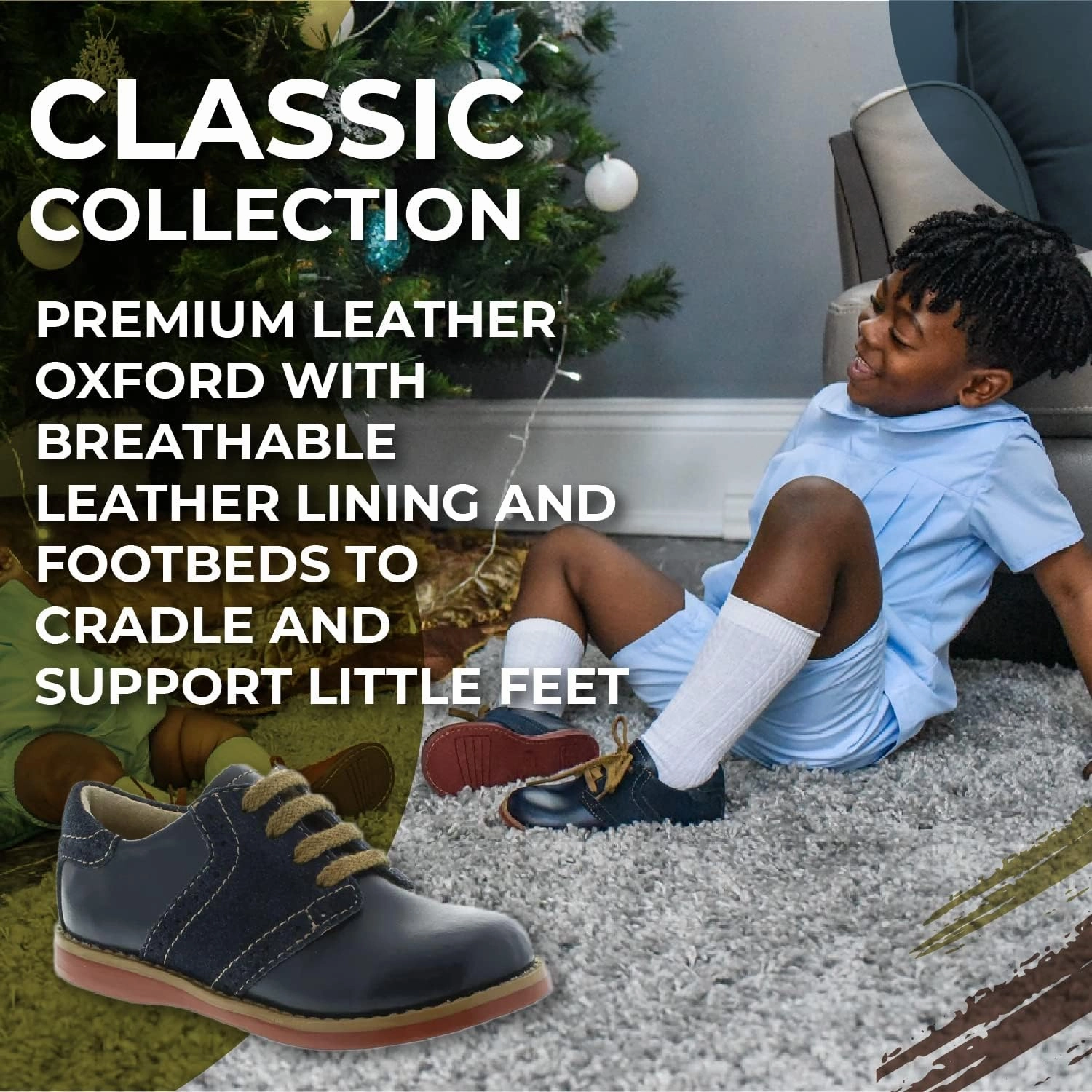 FOOTMATES Boy's Connor 2 (Toddler/Little Kid)