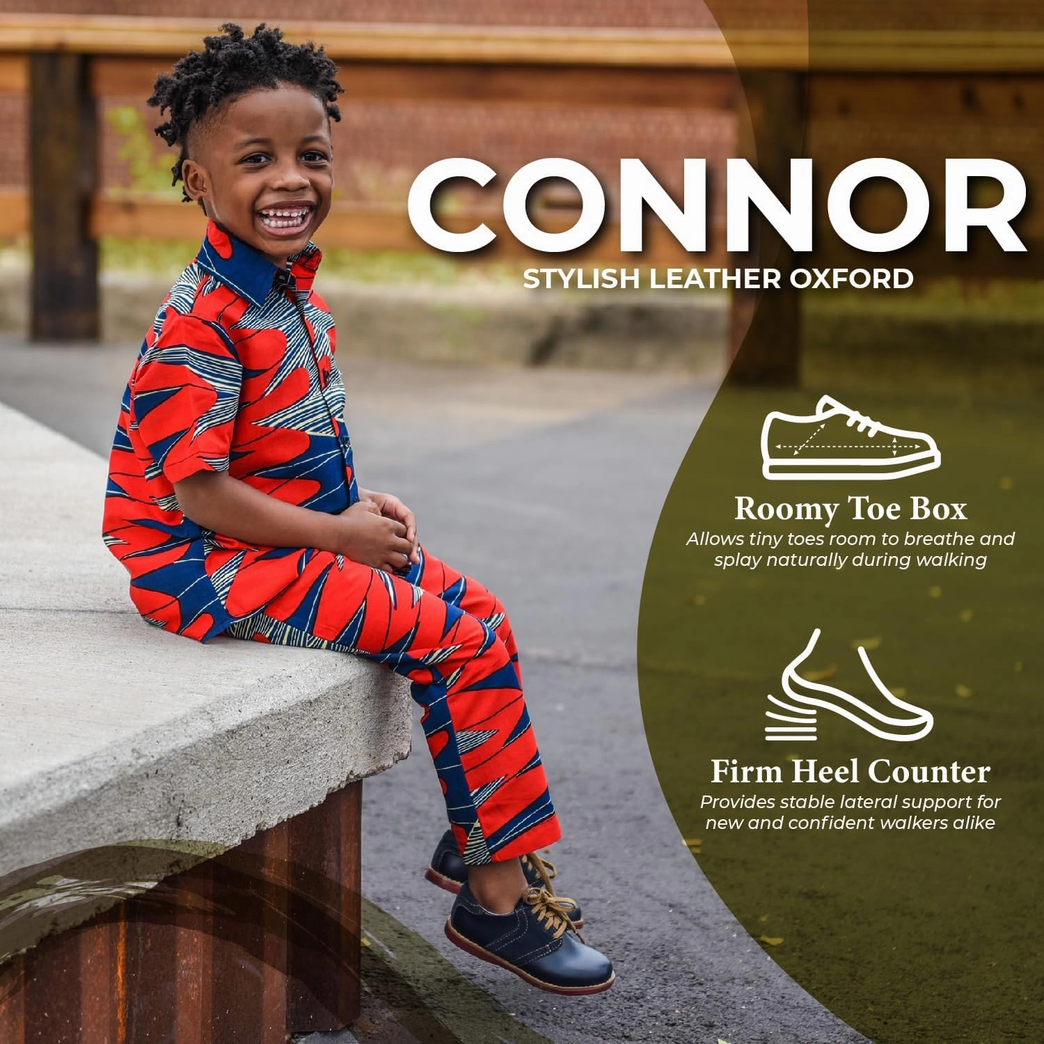 FOOTMATES Boy's Connor 2 (Toddler/Little Kid)