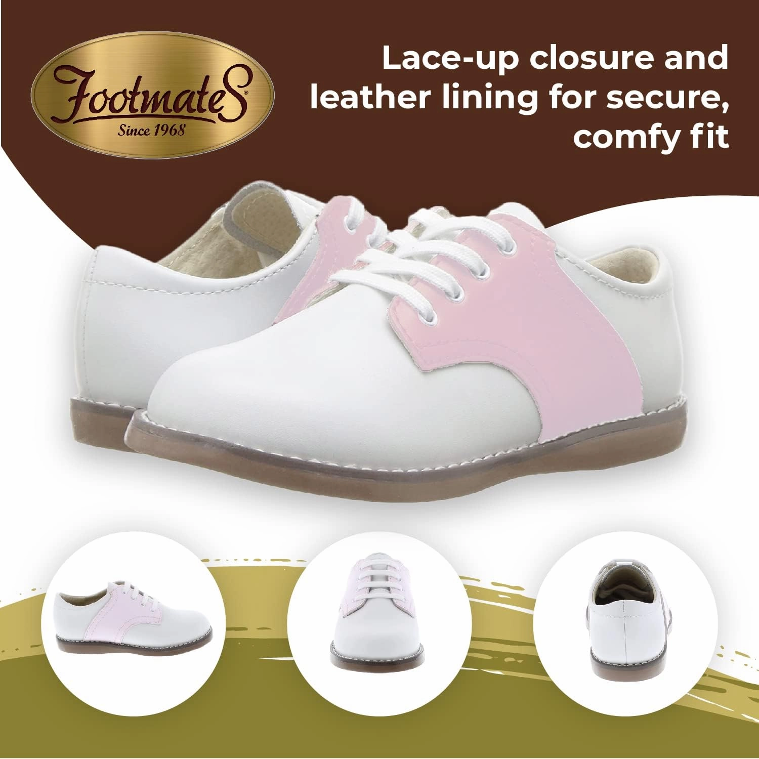 FootMates Cheer 3 Lace-Up (Infant/Toddler/Little Kid)