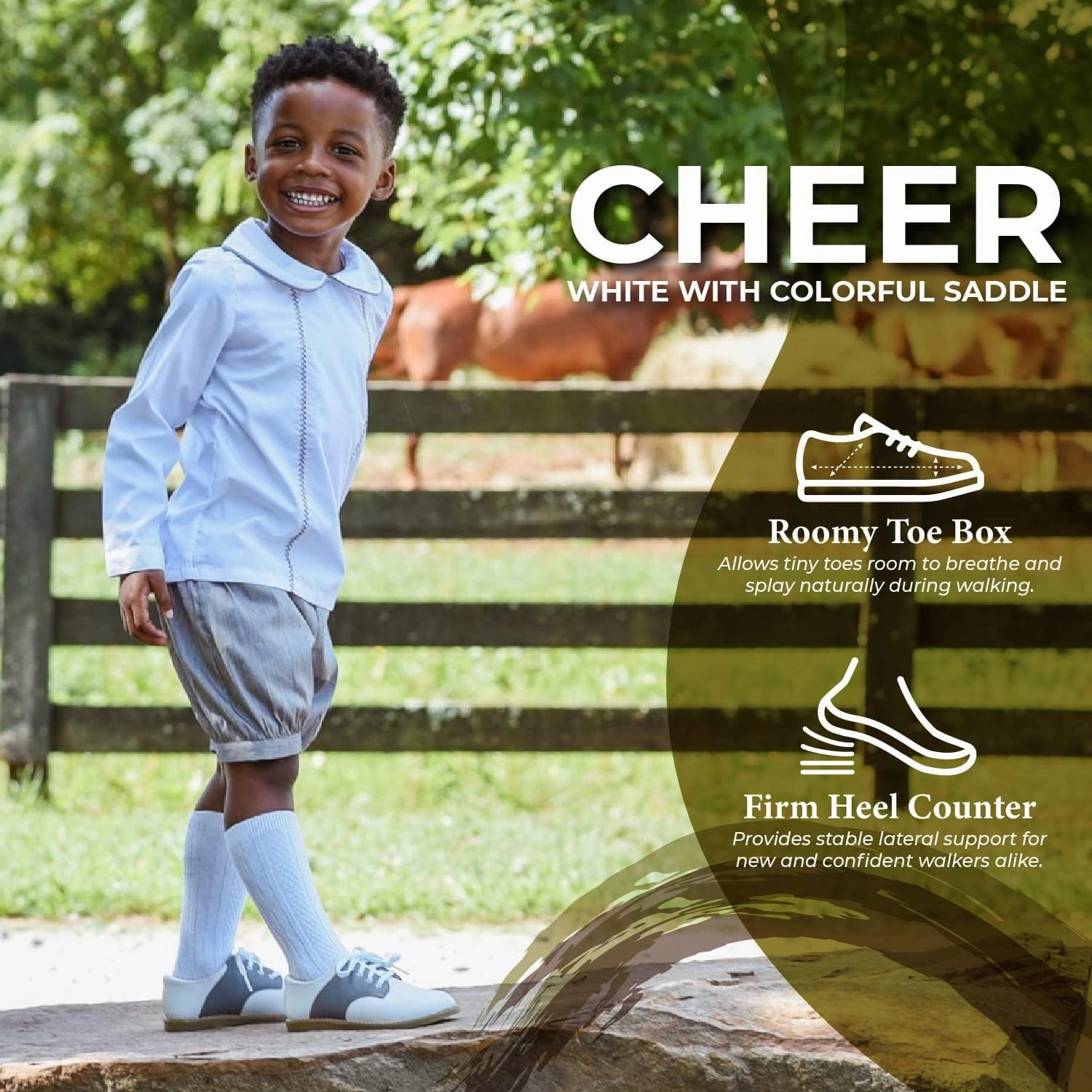 FootMates Cheer 3 Lace-Up (Infant/Toddler/Little Kid)