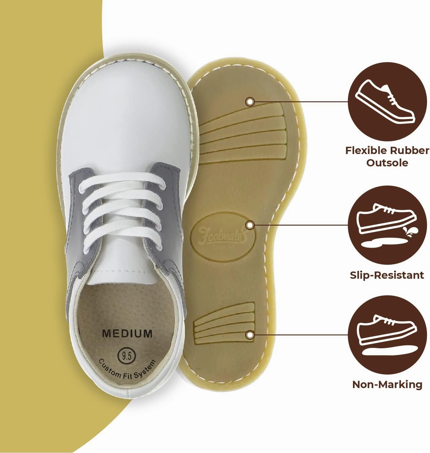 FootMates Cheer 3 Lace-Up (Infant/Toddler/Little Kid)