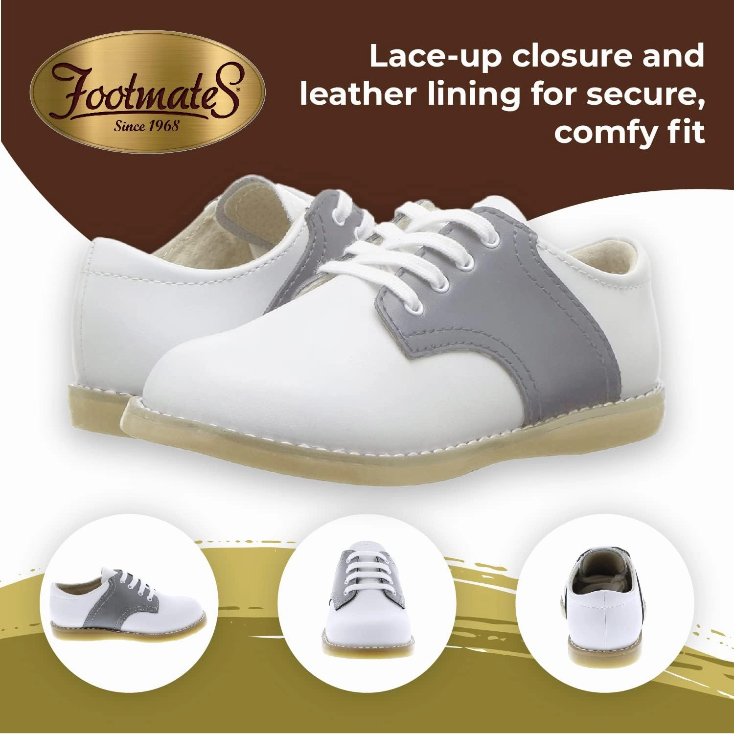 FootMates Cheer 3 Lace-Up (Infant/Toddler/Little Kid)