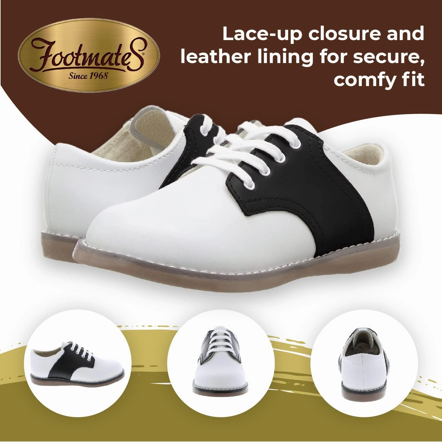 FootMates Cheer 3 Lace-Up (Infant/Toddler/Little Kid)