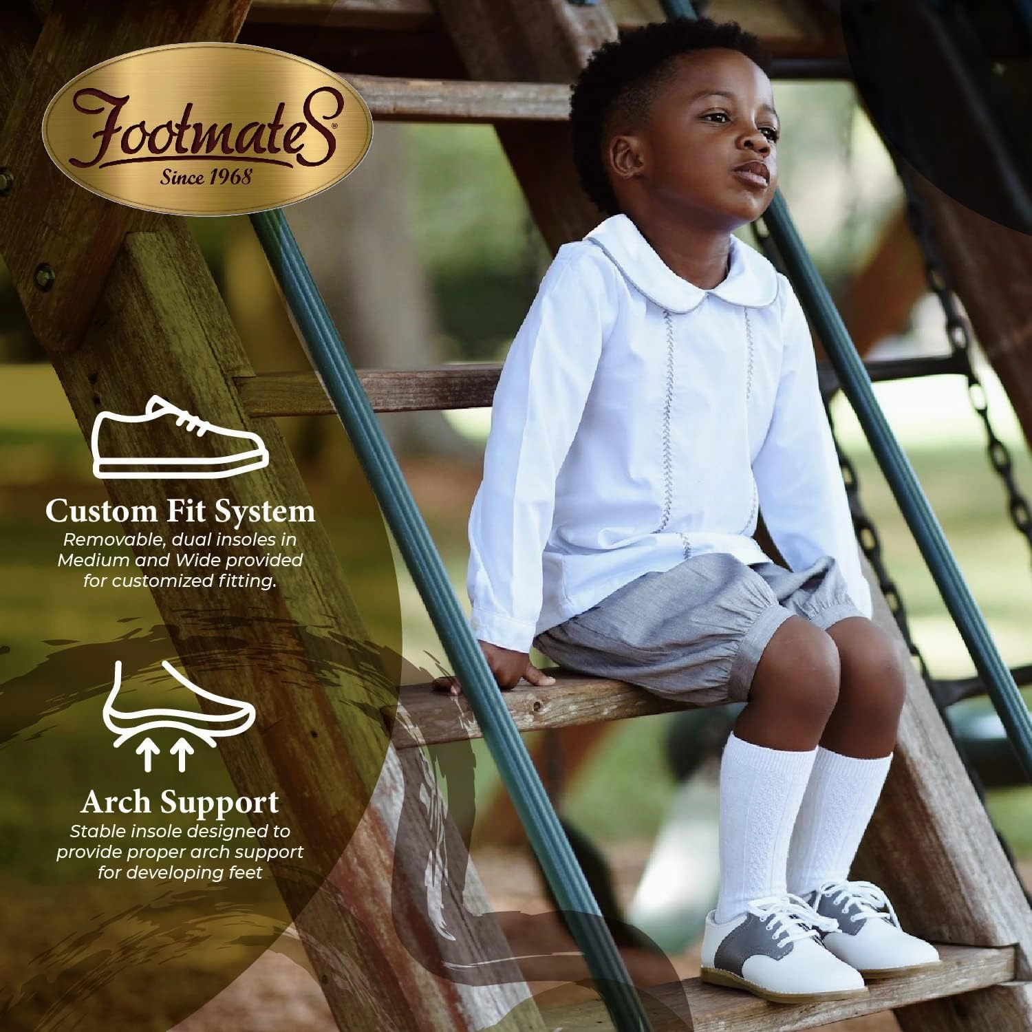FootMates Cheer 3 Lace-Up (Infant/Toddler/Little Kid)