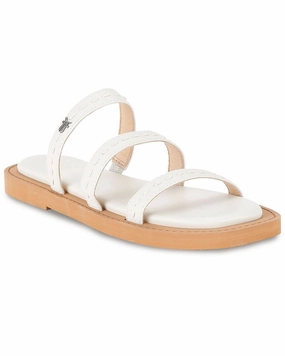 Frye Faye Strappy Slide Leather Sandal