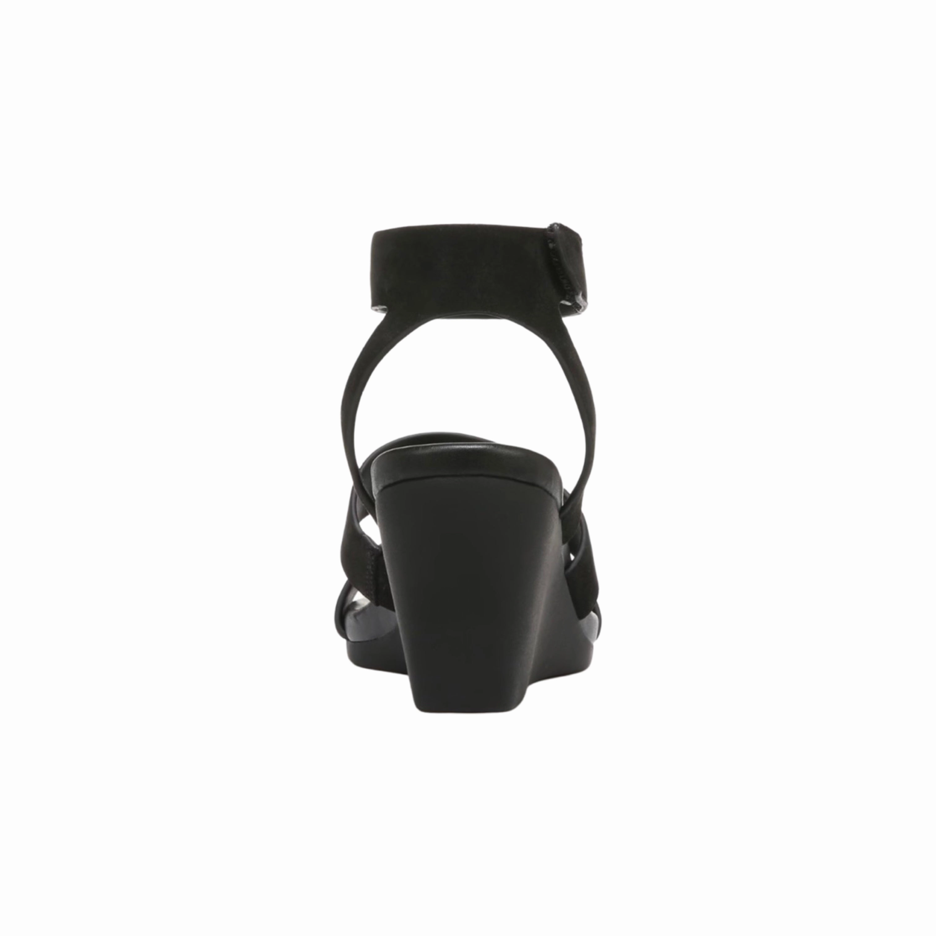 Gennignite Black Nubuck Wedge