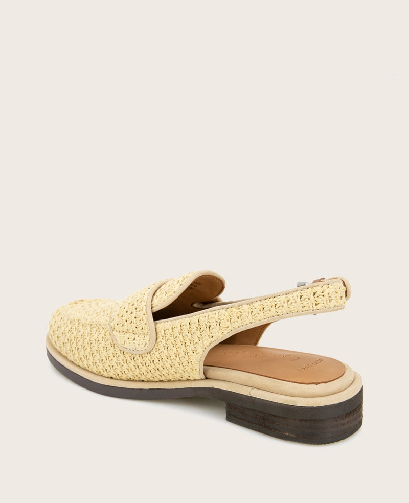 GENTLE SOULS - Caleb Raffia Slingback