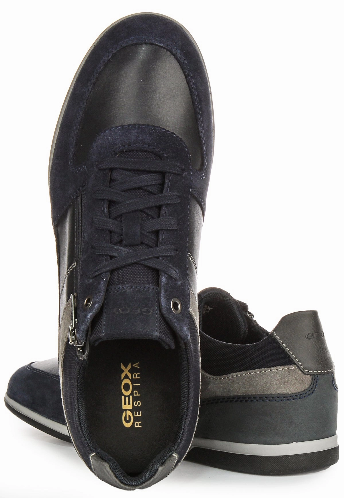 Geox U Renan B In Navy Grey For Men