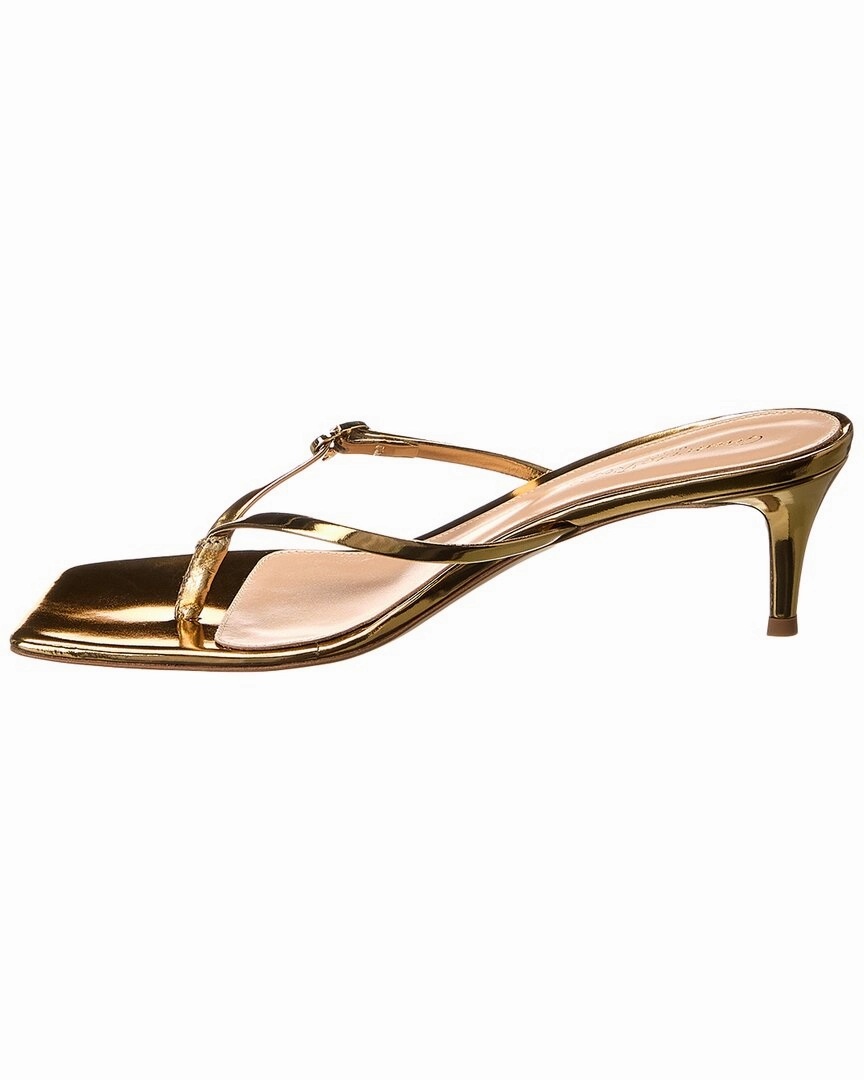 Gianvito Rossi Ribbon 55 Leather Sandal