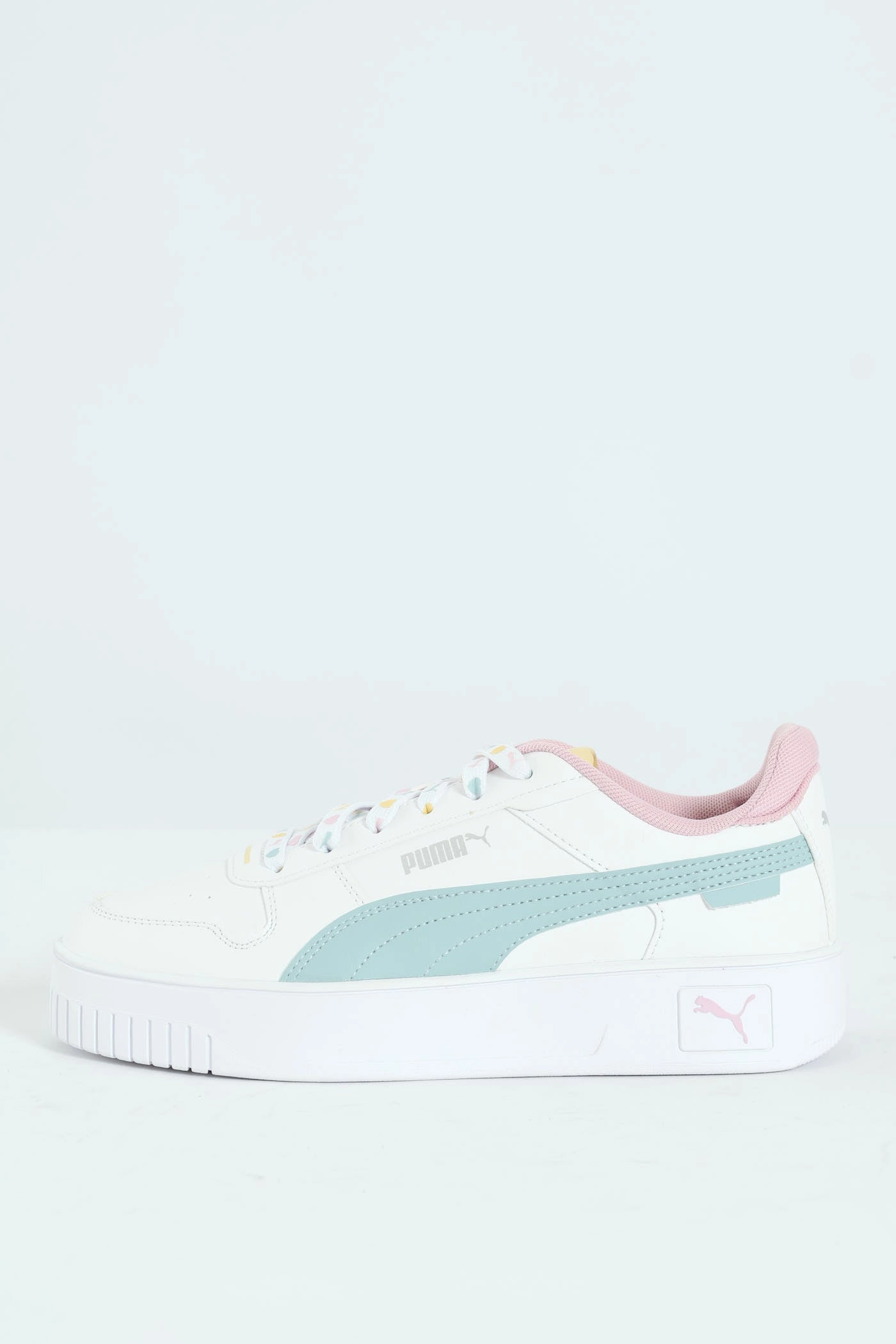 Girls Carina Lacey Street Sneaker - White