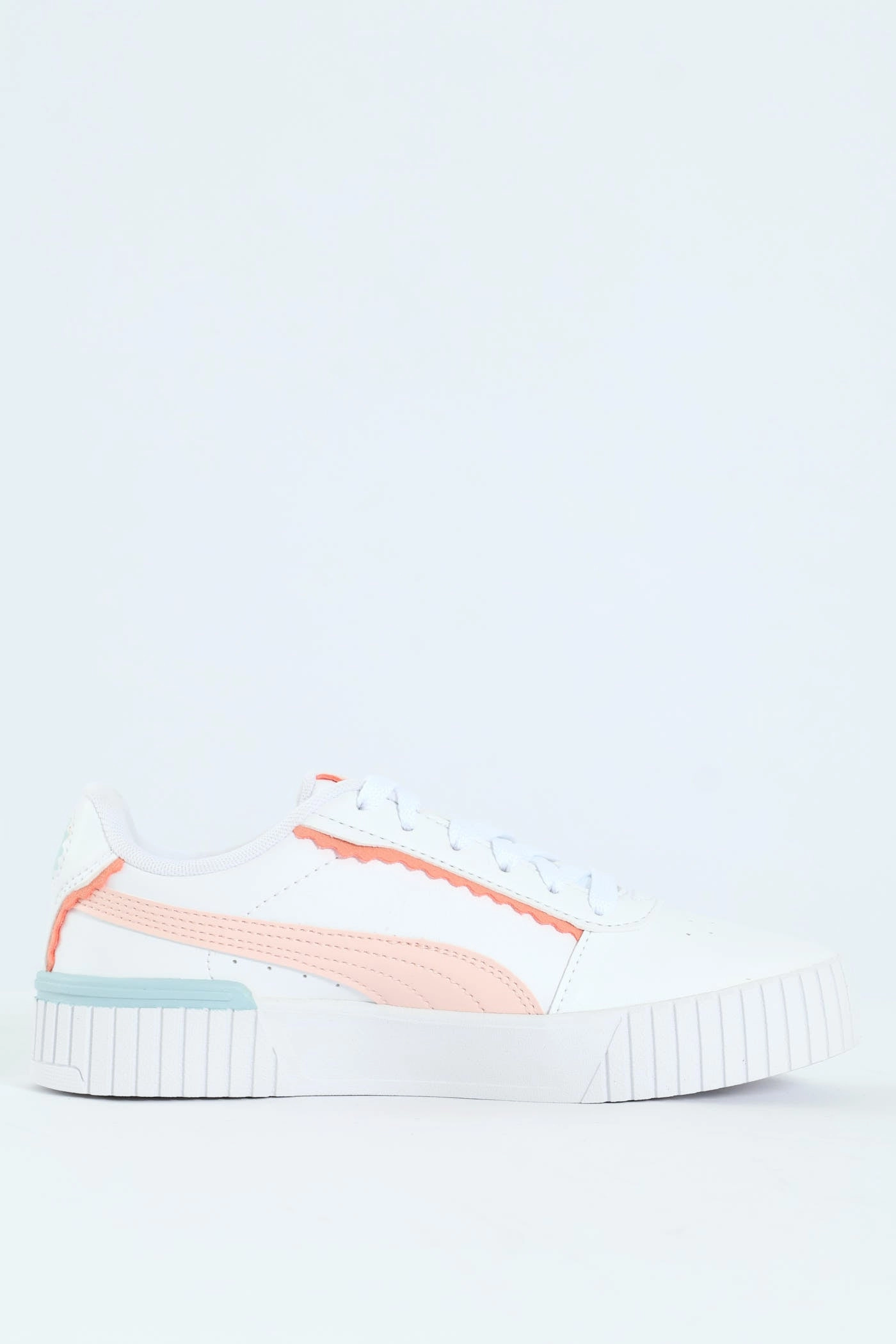 Girls Carina Off Side Sneaker - White