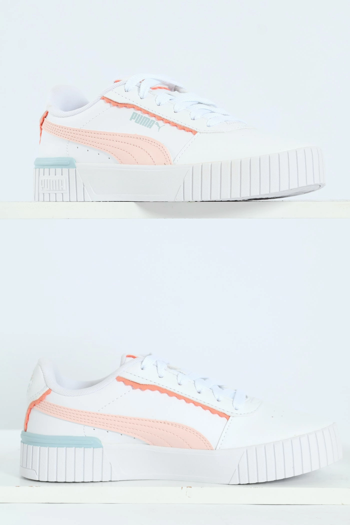 Girls Carina Off Side Sneaker - White