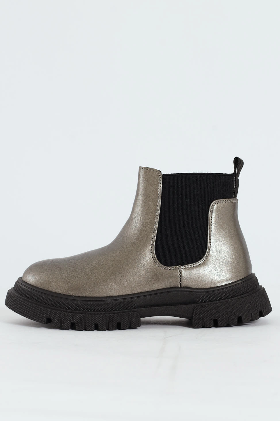 Girls Chelsea Boot - Pewter